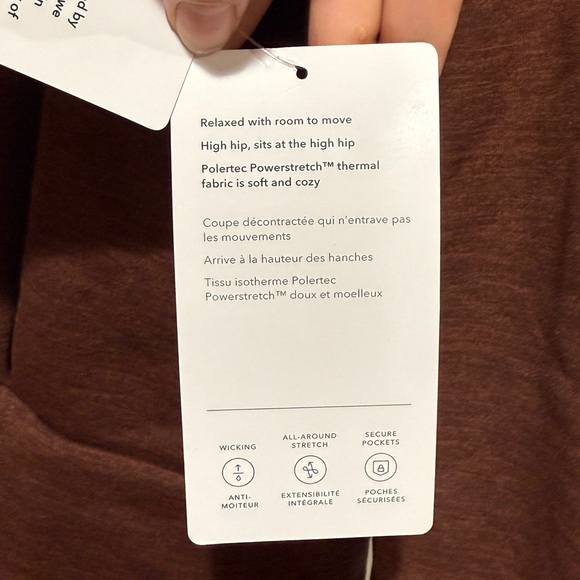 New Athleta Altitude Polartec Half Zip Sweatshirt Womens XL Mahogany Brown Fall - Picture 12 of 14